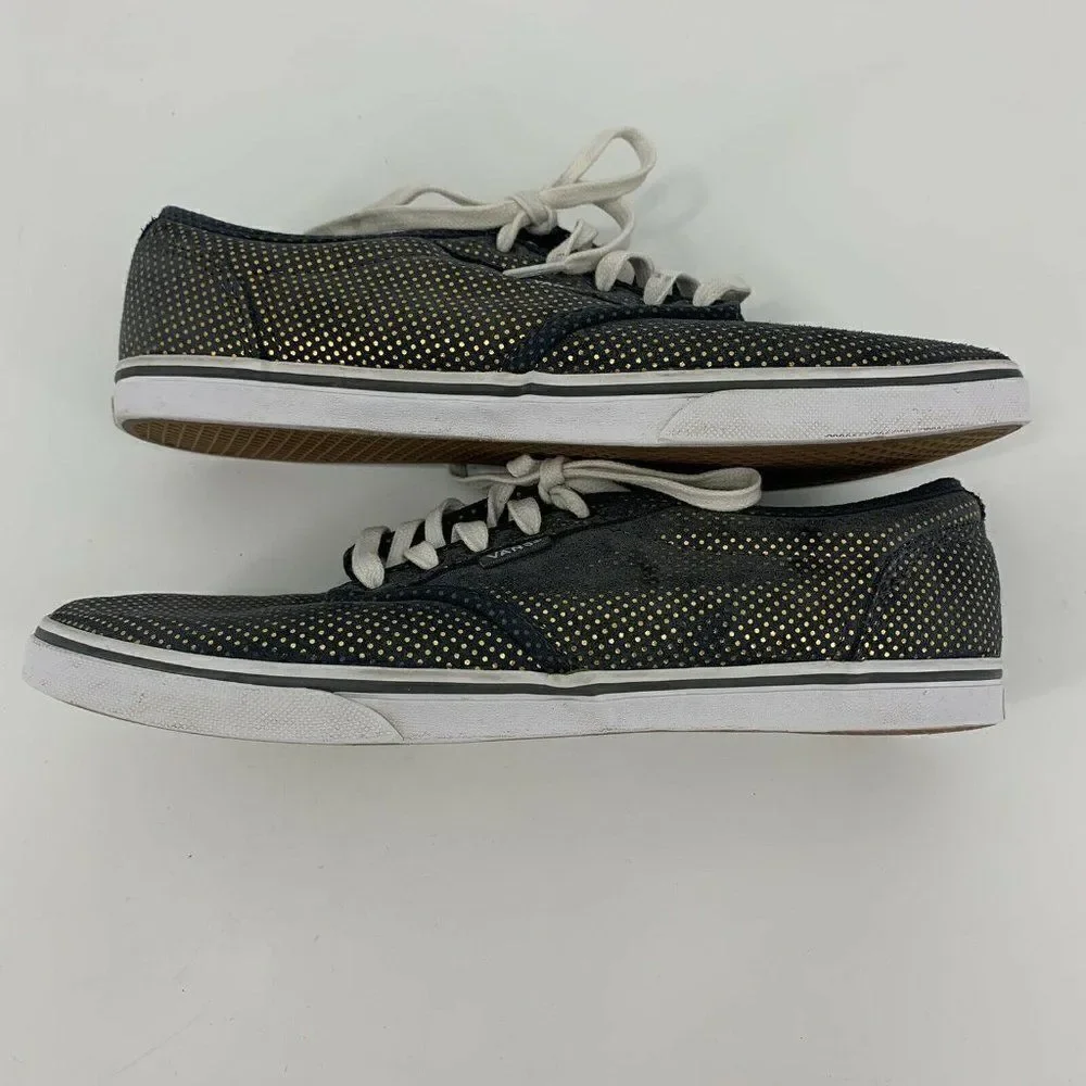 Vans gray with gold dots Ultra Cush sneakers